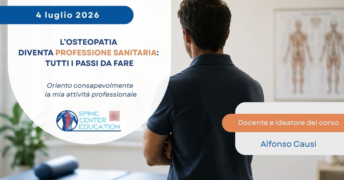 L’osteopatia diventa professione sanitaria: tutti i passi da fare