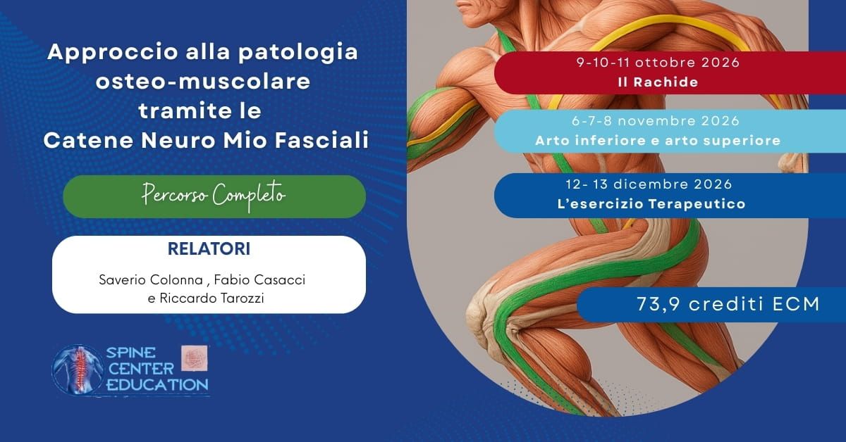 Le Catene Neuro-Mio-Fasciali ed. 2026 Percorso completo
